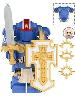 Конструктор Warhammer Ветеран Клінковоі гвардії Ультрамарин мініфігурка MY611 фото