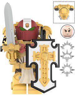 Конструктор Warhammer Ветеран Клінкової гвардії Імперськіх Кулаків мініфігурка MY613 фото